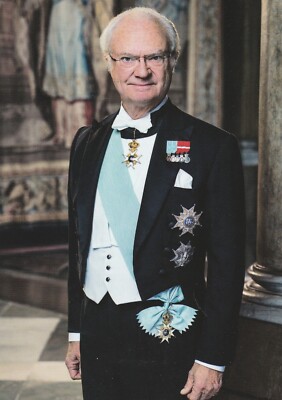 ***ORIGINAL POSTCARD***KÖNIG CARL XVI. GUSTAF-BERNADOTTE-ADEL-MONARCHIE-SCHWEDEN