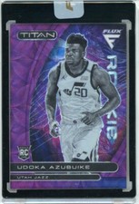 2020-21 Panini Flux Basketball Purple Scope Prizm Rookie 57 Udoka Azubuike 30/38