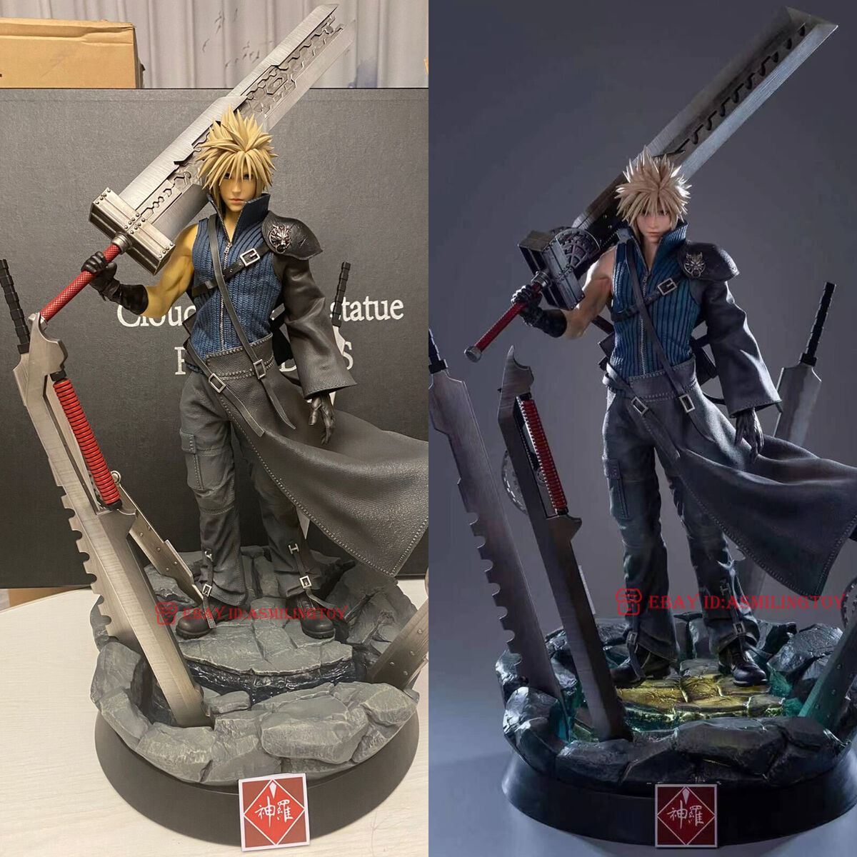 FE STUDIOS FE004 Final Fantasy Cloud Strife Statue Deluxe FE STUDIOS FE004 Final Fantasy Cloud Strife Statue Deluxe