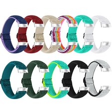 Fabric Wristband Strap Adjustable for Fitbit Charge 5 GPS Smart Watch Bracelet