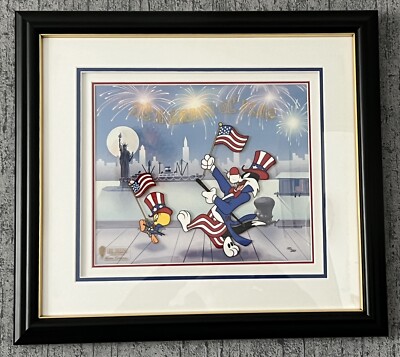 GRAND OL  FLAG FRIZ FELENG WARNER BROS. ANIMATION ART LIMITED EDITION 4. JULI