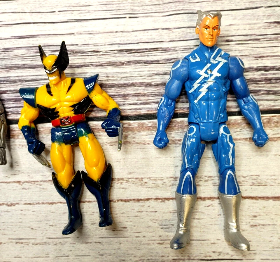 X-Men Lot of 8 Figures. Colossus, (2) Wolverines, Magneto, Sabretooth, Polaris + - Image 4 of 4