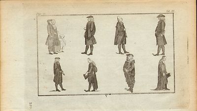 rev john caspar lavater 1797 physiognamy plate. profile of different attitudes
