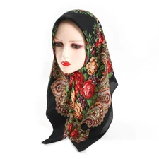 NEW Women's fashion print Casual Hijab Multicolor rose head wrap bandana
