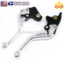 Palancas de freno y embrague CNC de aluminio de ajuste corto para RE 650 Interceptor INT650