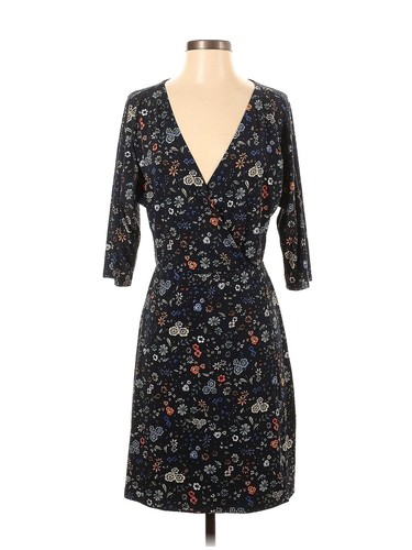 blue winter dresses for women Naomi Short Sleeve Dress-Blue, Botanical Flourish Mono main image 0