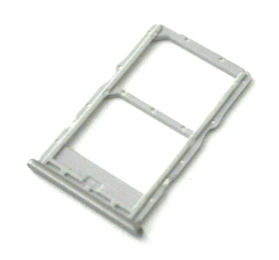 OEM HUAWEI P40 LITE JNY-L21A REPLACEMENT SILVER MICRO SD DUAL SIM CARD TRAY