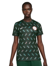 Womens Size L STADIUM Nike Nigeria National Team Football Soccer Jersey Green