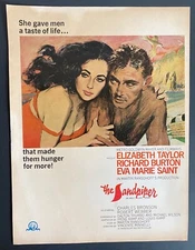Vintage '65 Movie The Sandpiper Ad, Liz Taylor Richard Burton Charles Bronson