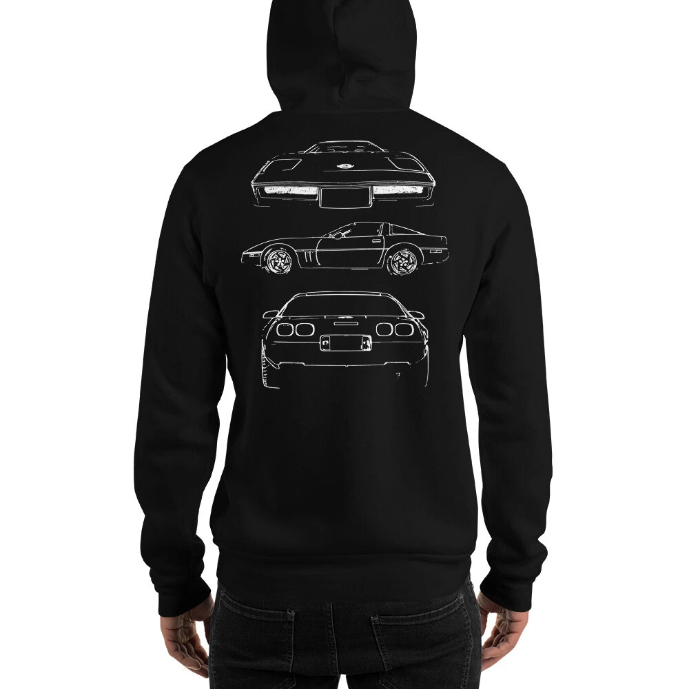 C4 corvette hoodie clearance