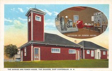 Est Canterbury Nh The Garage & Potenza Casa Shaker Village Cartolina