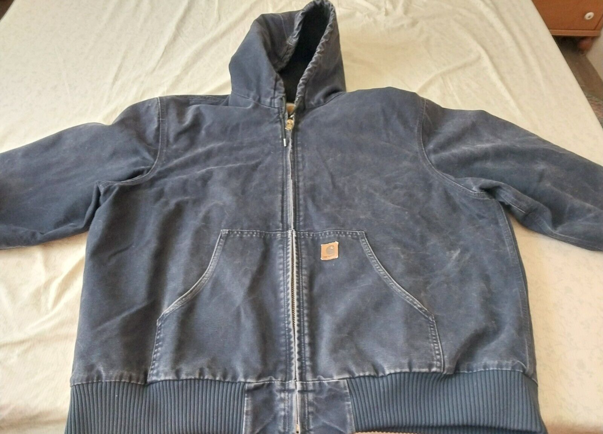 Carhartt アクティブジャケット YYJ130 MDT ネイビー Carhartt Men's J130 MDT Midnight Blue Jacket Quilted Lining 2XL