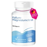 Kalium- Magnesiumcitrat- 120 Kapseln - Hochdosiert - Vegan | Vitamintrend