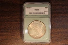 New Listing1923-S Peace Dollar $1 NTC Certified Choice Uncirculated Super Original!