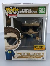 Funko POP! Andy Dwyer as Bert Macklin #503 DAMAGED BOX SEE PICS