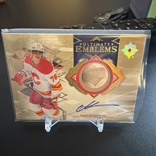 2023-24 Upper Deck Ultimate Collection Emblems Autographs Martin Pospisil / 99 