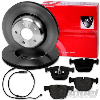 brembo BREMSSCHEIBEN 345mm + BELÄGE HINTEN passend für BMW 7er F01 F02 2008-2015