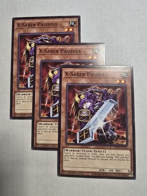 3x X-Saber Pashuul 1st Edition Common L26D-ENX03 Yu-Gi-Oh!