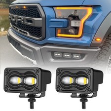 Street Legal 3 Dot Approved Sae Led Fog Lights Wide Cornering For Ford Rpator Street Legal 3 Dot Approved Sae Led Fog Lights Wide Cornering For Ford Rpator