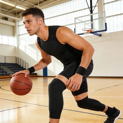 Schienbeinschoner Beinschutz Fußball Basketball Stoßfest atmungsaktiv