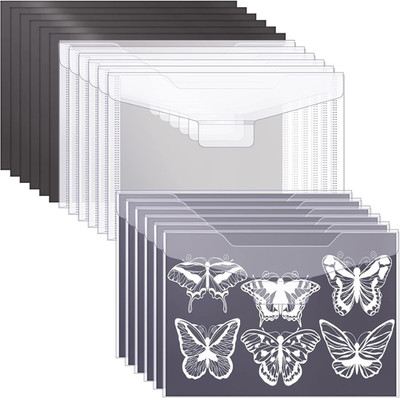 48 Pcs Bulk Stamp and Die Storage Bag and Rubber Magnetic Magnet Sheet Clear Res
