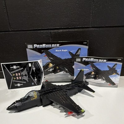 Mega Bloks Probuilder Black Eagle 9709 Interlocking Blocks Set 230 Pieces