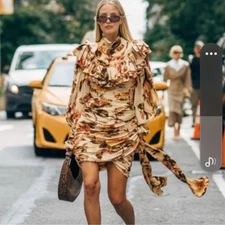 NWT Zimmermann  Resistance Ruffle Dress size0