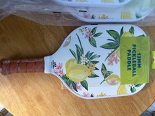 4 Pickleball Paddles 13 MM Floral/Pink /Checker Green/Teal New