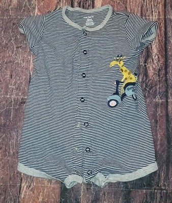 Carters Boys Summer Romper Sz 12 Months Giraffe