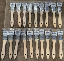  19 1  inch Chip Bristle Paint Brushes for Paint Stains Varnishes Glues Art NEW