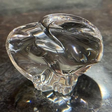 Steuben Glass Eagle 3" Hand Cooler or Paperweight 