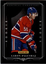 2011-12 Panini Player of the Day Black Border #PODAP Aaron Palushaj - HKY