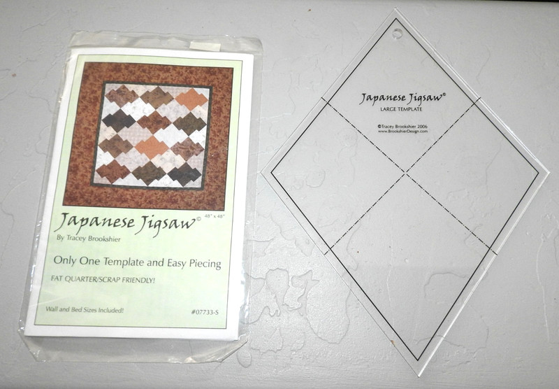 Japanese Jigsaw Quilt Pattern AND Large Template Tracey Brookshier Design Studio