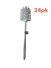 New 24pk Rubbermaid Toilet Bowl Brush White 15 Inch