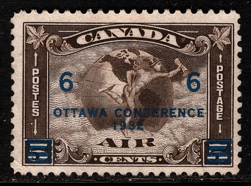 OPC 1932 Canada 6c on 5c Ottawa Conference Sc#C4 Mint No Gum VF 51336