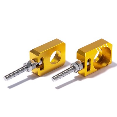 Achsblock Kettenrichter Schrauben Aluminum CNC Gold Für Talaria Sting MX5