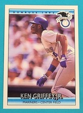 1992 Donruss   AS #24 Ken Griffey Jr.  Seattle Mariners Baseball Card D3