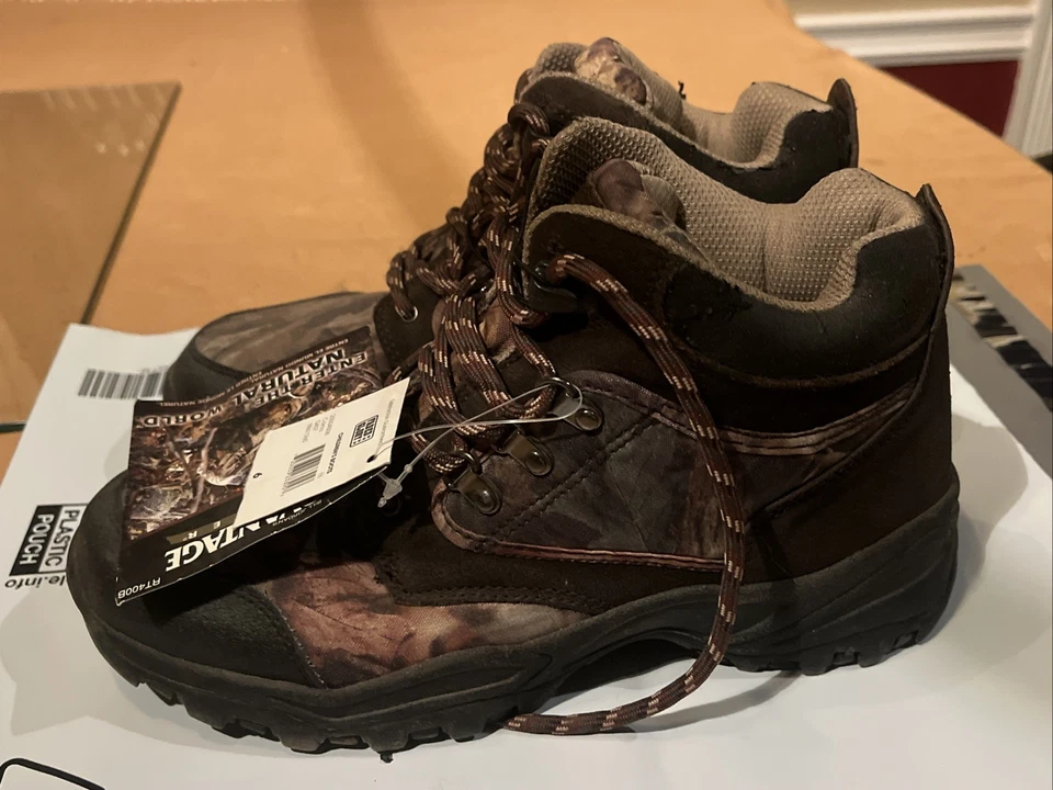 Botas para niños Faded Glory Advantage madera camuflaje talla 6 Foto 3 de 4