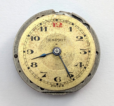 Vintage ESPRIT 7 Jewels Art Deco Ladies 24mm Watch Swiss Movement PARTS REPAIR