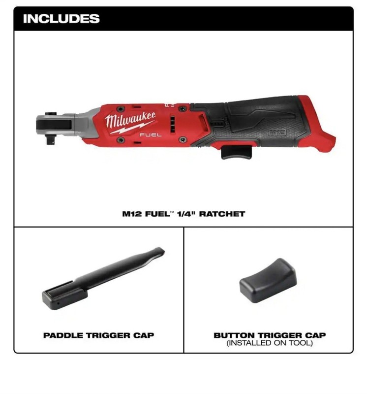 Milwaukee 3052-20 M12 FUEL 12V 1/4" Cordless Li-Ion Ratchet - Bare Tool NEW.....