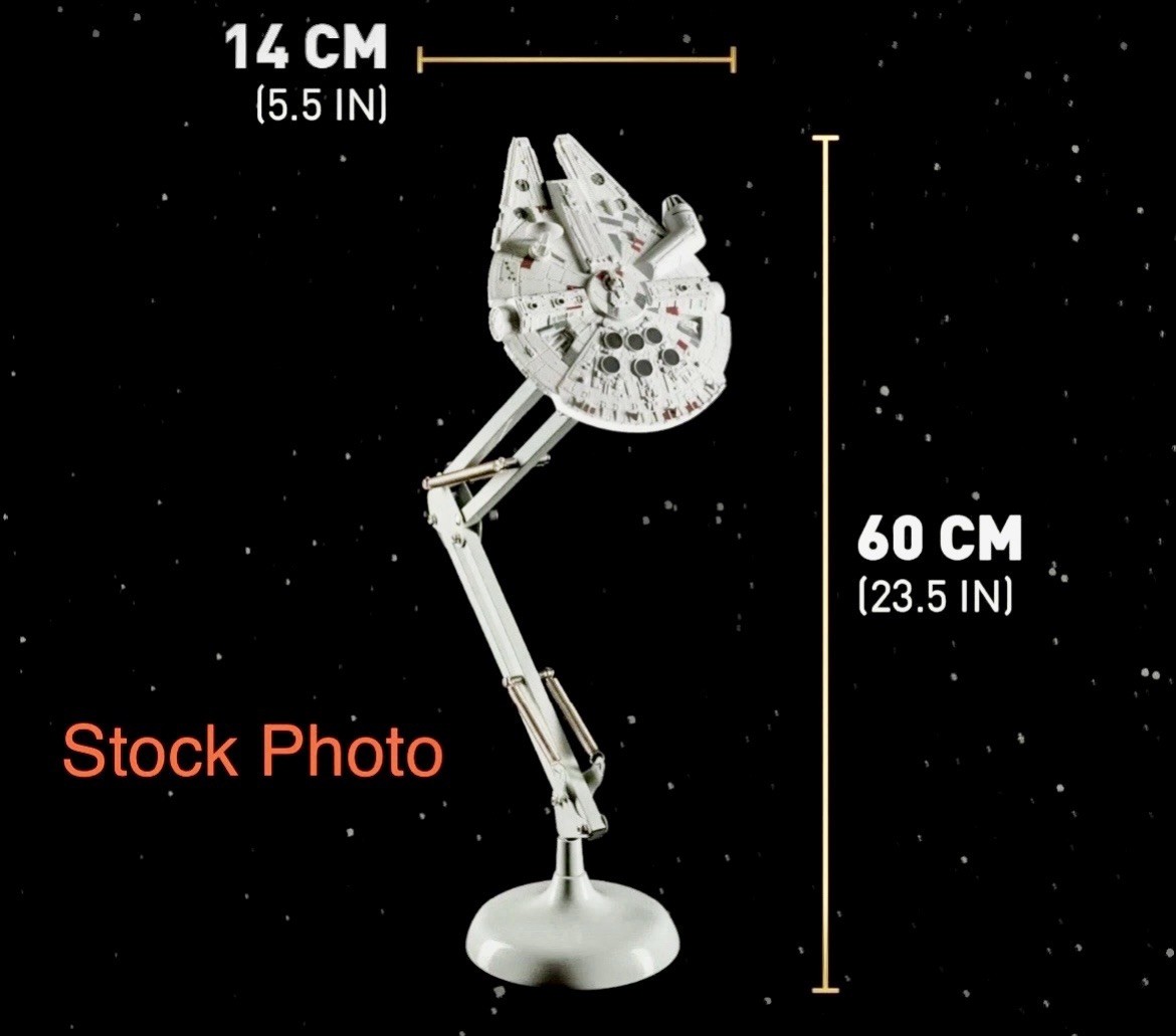 Millennium Falcon Posable Desk Lamp Star Wars by Paladone USB PORT NIB