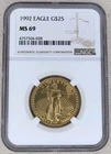 1992 American Gold Eagle 1/2 Oz NGC MS 69 US Mint $25 Coin