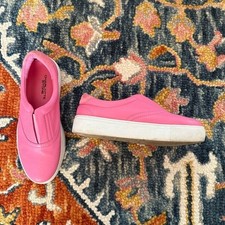 Charlotte Stone Arianne Colorblock Leather Slip-On Sneakers Size 9