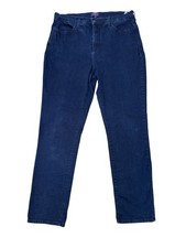 NYDJ Georgia Skinny Jeans Womens 14 Dark Wash Lift Tuck Technology Denim Blue