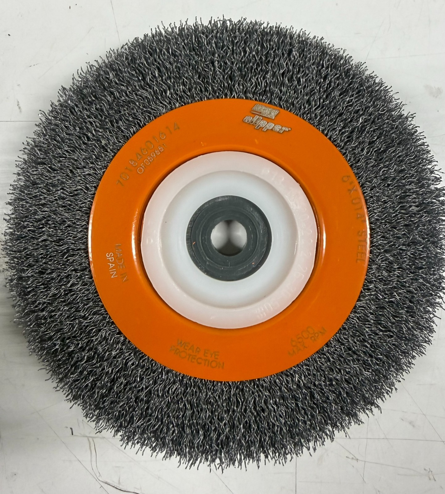 New 6-Inch Crimped Wire Wheel For Bench Grinder FREE SHIPPING