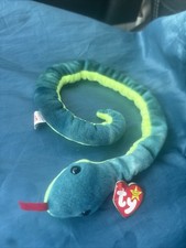 TY Beanie Baby - HISSY the Snake 3.5 inch 25 inch stretched MWMTs Stuffed Toy