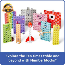 Numberblocks Heroes with Zeroes Mathlink Cubes Activity Set, Preschool Learning