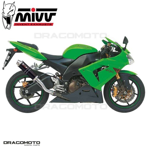 échappement KAWASAKI ZX-10 R 2004 2005 MIVV Gp Noir - Photo 3/4
