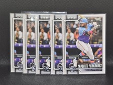 2026 Topps Yanquiel Fernandez RC #116 5 Card Lot Colorado Rockies