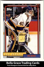 1992-93 Topps #112 Guy Hebert St. Louis Blues Rookie NHL Hockey